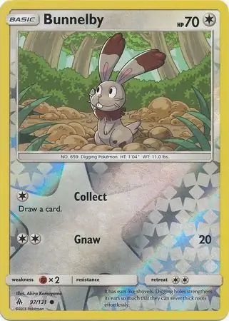97/131 Bunnelby FLI Common Reverse Holo