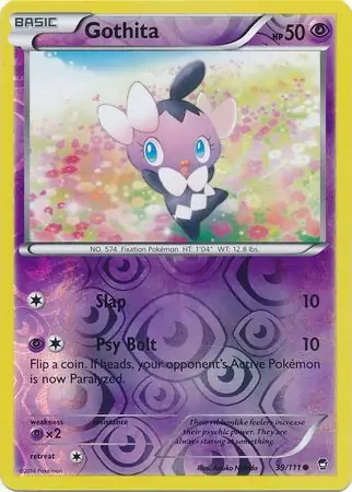 39/111 Gothita FFI Common Reverse Holo