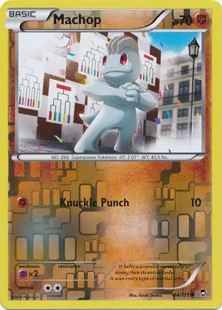 44/111 Machop FFI Common Reverse Holo