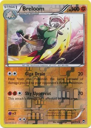 50/111 Breloom FFI Rare Reverse Holo