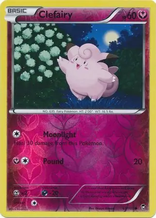 69/111 Clefairy FFI Common Reverse Holo