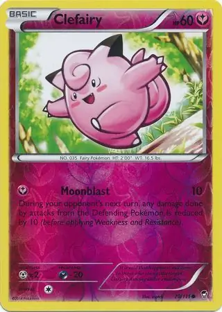 70/111 Clefairy FFI Common Reverse Holo