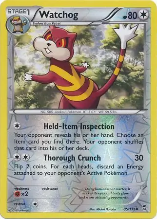 85/111 Watchog FFI Uncommon Reverse Holo
