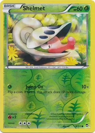 8/111 Shelmet FFI Common Reverse Holo