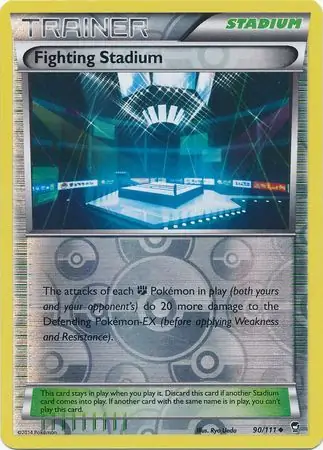 90/111 Fighting Stadium FFI Uncommon Reverse Holo