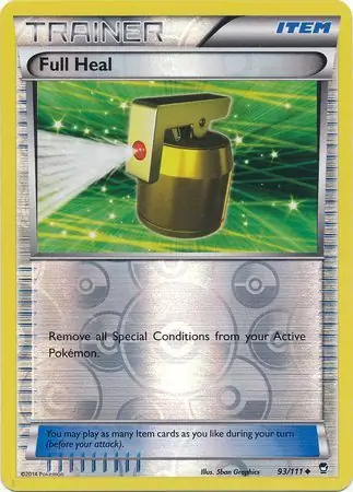Full Heal Furious Fists 93/111 Uncommon Reverse Holo