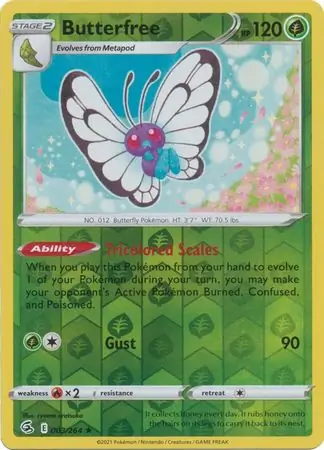 003/264 Butterfree FST Rare Holo Reverse Holo