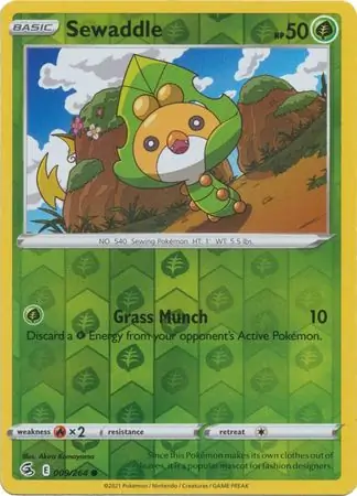 009/264 Sewaddle FST Common Reverse Holo