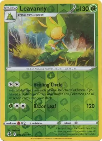 011/264 Leavanny FST Rare Reverse Holo