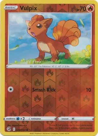 029/264 Vulpix FST Common Reverse Holo