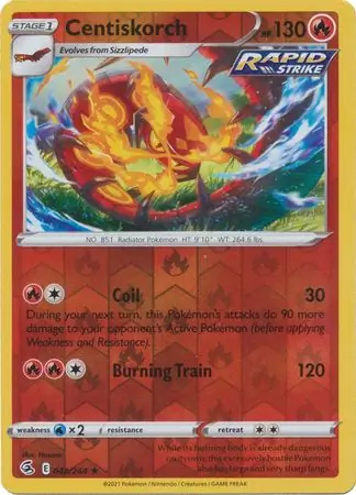 048/264 Centiskorch FST Rare Reverse Holo