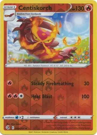 049/264 Centiskorch FST Uncommon Reverse Holo