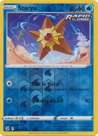 052/264 Staryu FST Common Reverse Holo