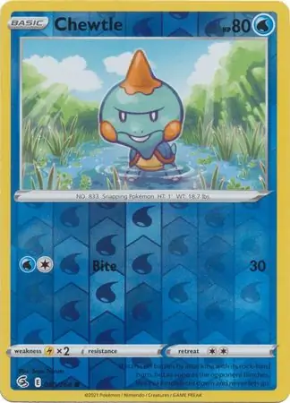 080/264 Chewtle FST Common Reverse Holo
