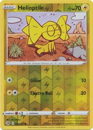 098/264 Helioptile FST Common Reverse Holo
