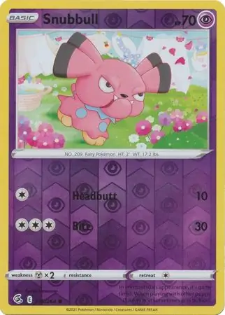 115/264 Snubbull FST Common Reverse Holo