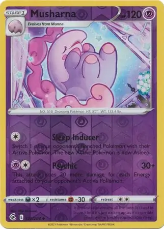 122/264 Musharna FST Uncommon Reverse Holo