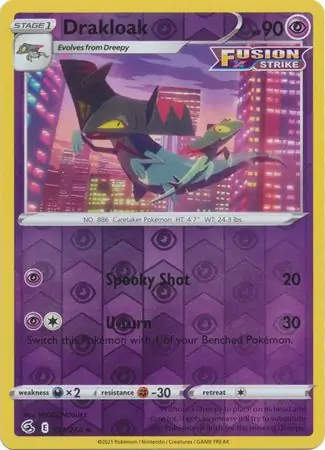 129/264 Drakloak FST Uncommon Reverse Holo