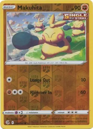 142/264 Makuhita FST Common Reverse Holo