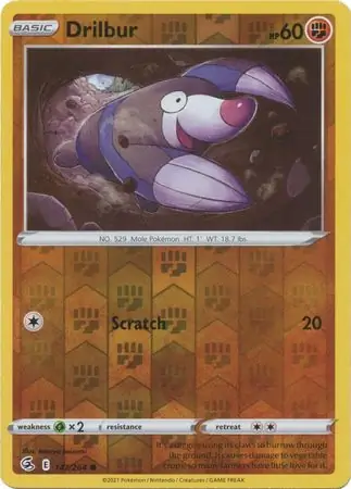 147/264 Drilbur FST Common Reverse Holo
