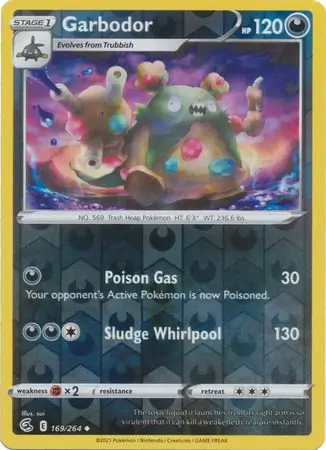 169/264 Garbodor FST Uncommon Reverse Holo