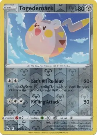 187/264 Togedemaru FST Uncommon Reverse Holo