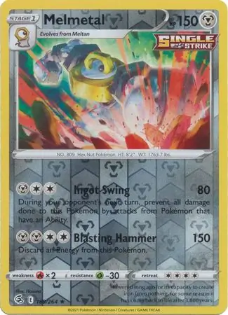 189/264 Melmetal FST Rare Holo Reverse Holo
