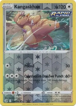 204/264 Kangaskhan FST Rare Reverse Holo