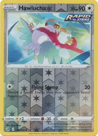 216/264 Hawlucha FST Uncommon Reverse Holo