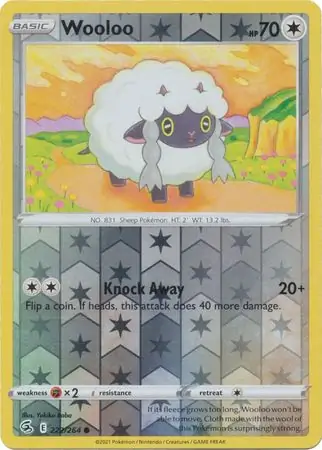 222/264 Wooloo FST Common Reverse Holo