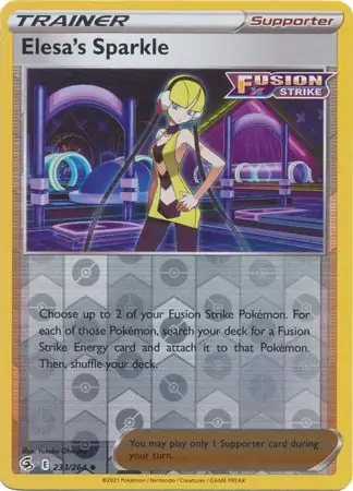 233/264 Elesa's Sparkle FST Uncommon Reverse Holo