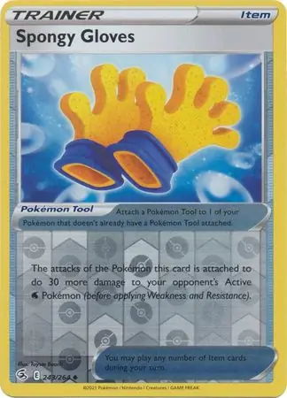 243/264 Spongy Gloves FST Uncommon Reverse Holo