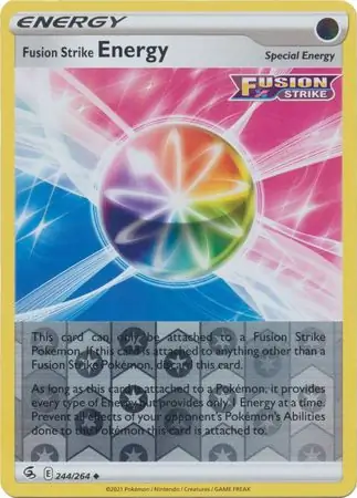 244/264 Fusion Strike Energy FST Uncommon Reverse Holo