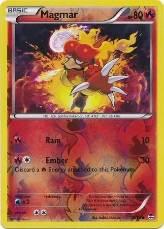16/83 Magmar GEN Common Reverse Holo