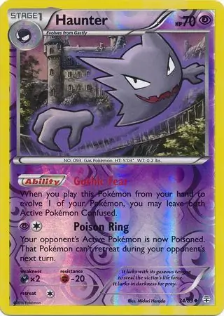34/83 Haunter GEN Uncommon Reverse Holo