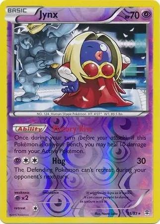 Jynx Generations 36/83 Rare Reverse Holo