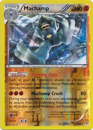 42/83 Machamp GEN Rare Holo Reverse Holo