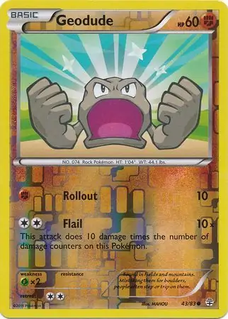 43/83 Geodude GEN Common Reverse Holo
