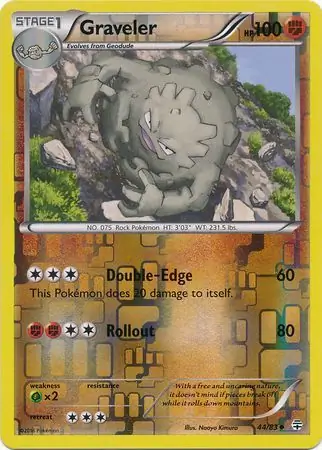 44/83 Graveler GEN Uncommon Reverse Holo