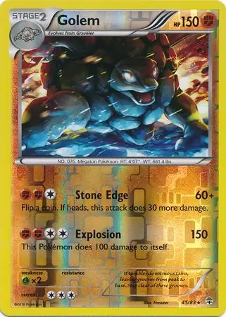45/83 Golem GEN Rare Holo Reverse Holo