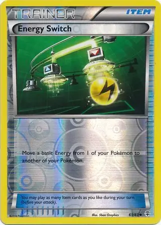 61/83 Energy Switch GEN Uncommon Reverse Holo