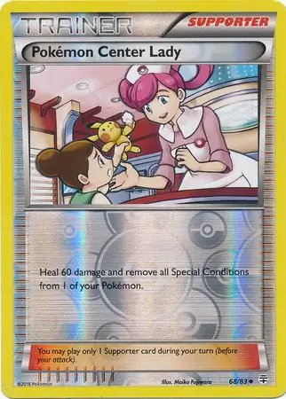 68/83 Pokémon Center Lady GEN Uncommon Reverse Holo