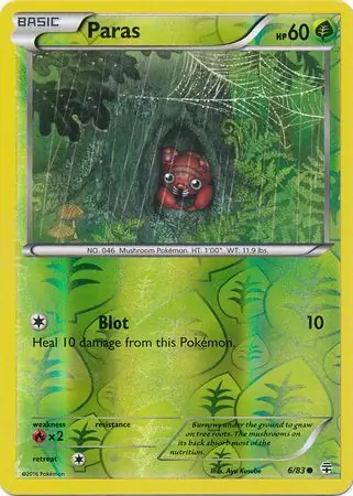 6/83 Paras GEN Common Reverse Holo