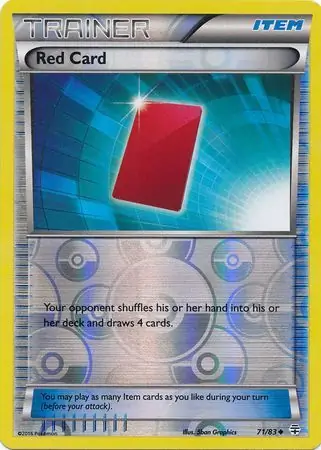 71/83 Red Card GEN Uncommon Reverse Holo