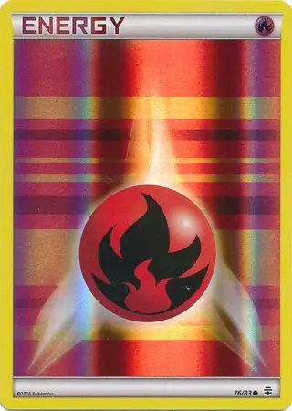 76/83 Fire Energy GEN Common Reverse Holo