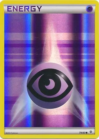 79/83 Psychic Energy GEN Common Reverse Holo