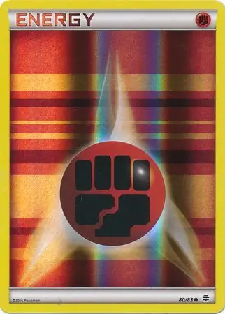 80/83 Fighting Energy GEN Common Reverse Holo
