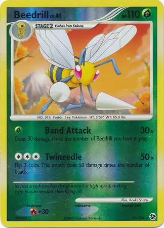 13/106 Beedrill GE Rare Reverse Holo