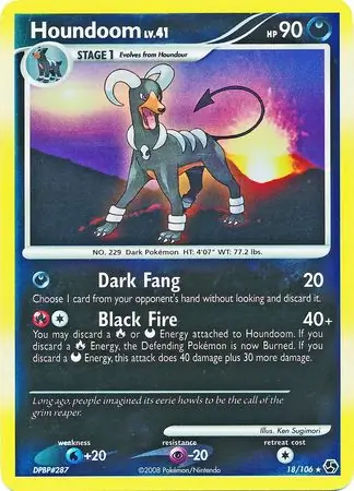 18/106 Houndoom GE Rare Reverse Holo