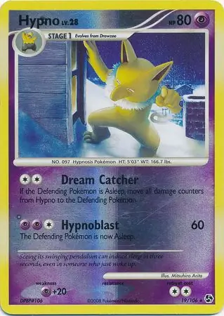 19/106 Hypno GE Rare Reverse Holo